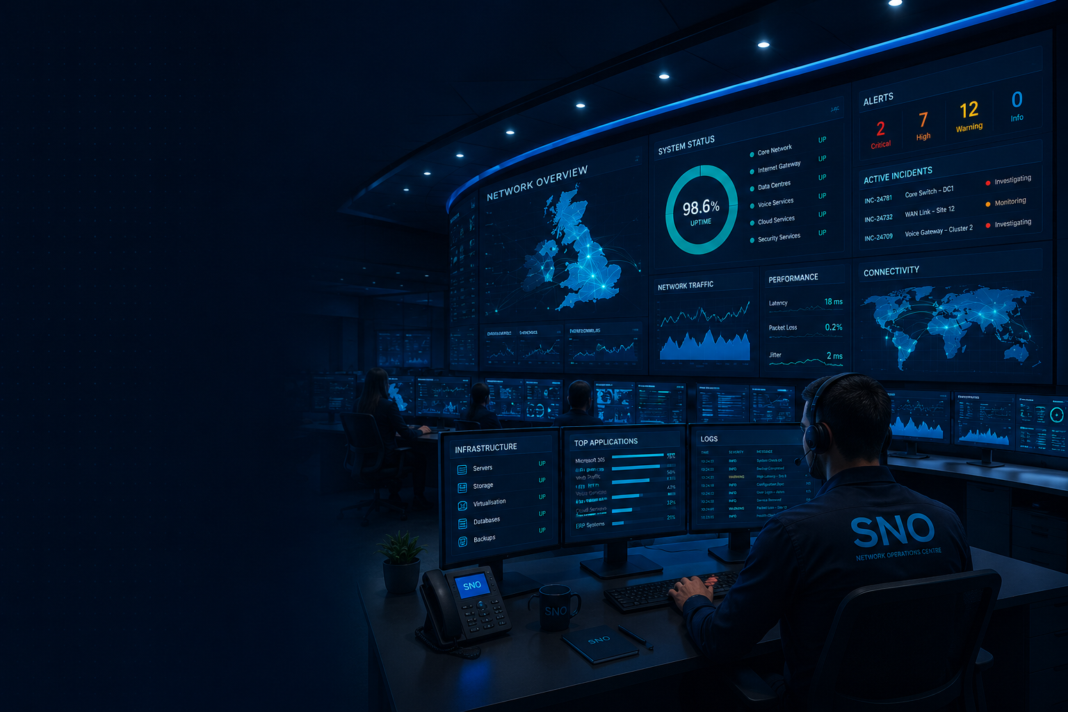 Network operations centre services